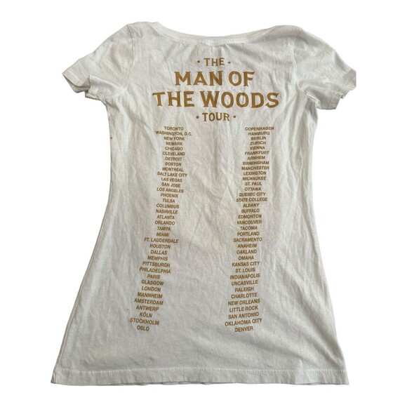 Justin Timberlake T Shirt Man of Woods Graphic Tee Tour Concert Singer Size‎ M - Picture 2 of 5